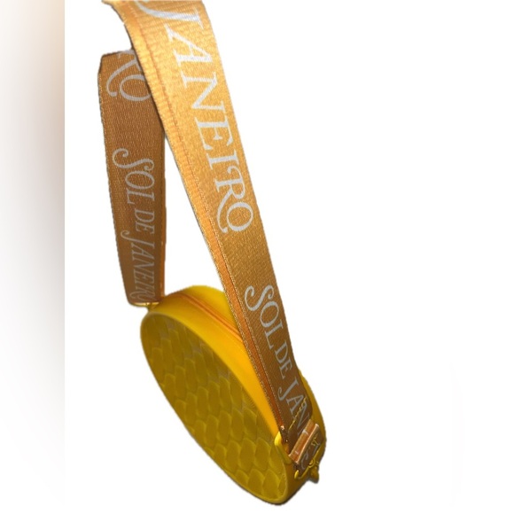 Sol de Janeiro Rubber, Adjustable Strap, Crossbody Bag, Mustard Yellow - Picture 4 of 9